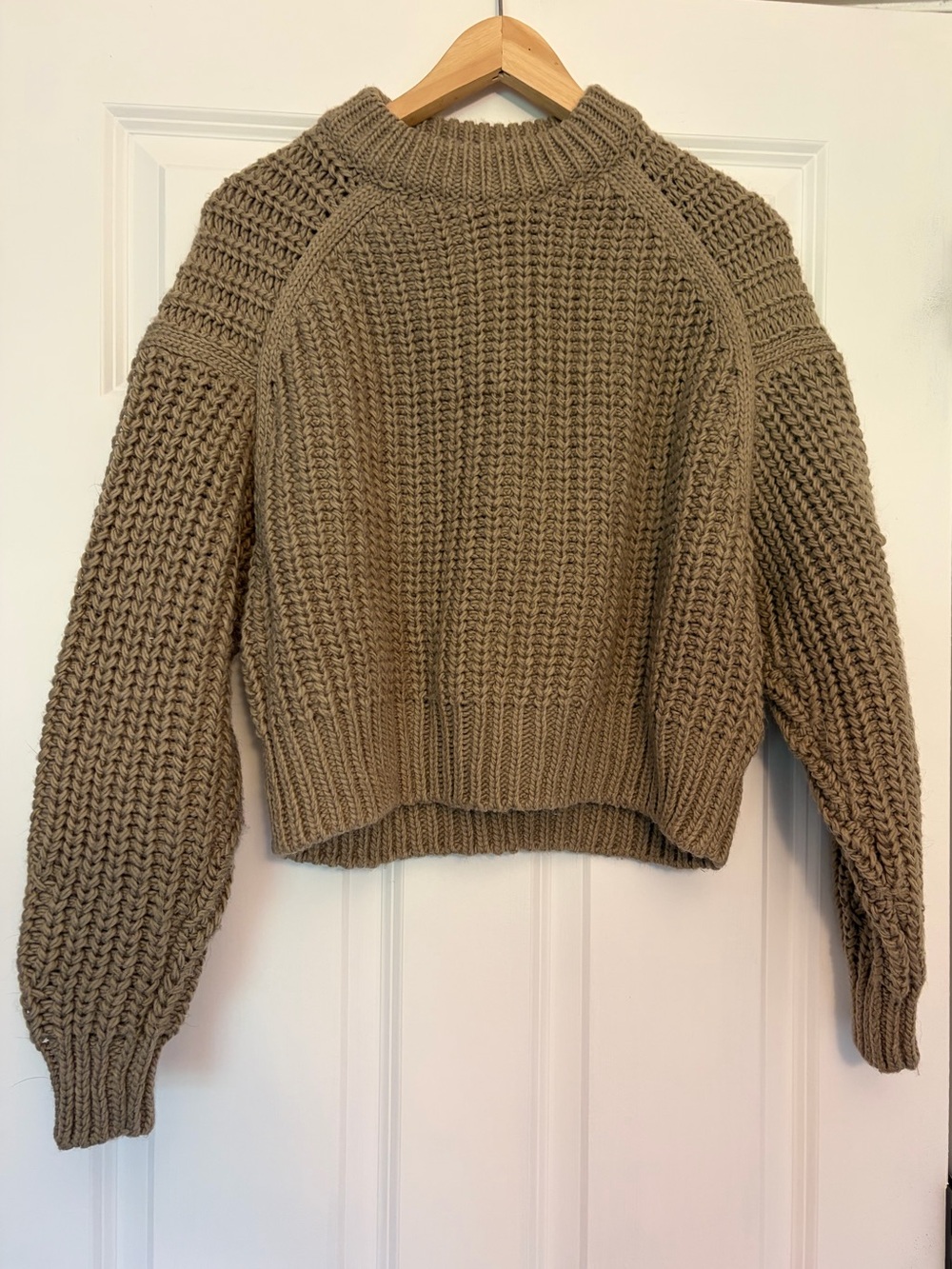 Taupe H&M Chunky Sweater